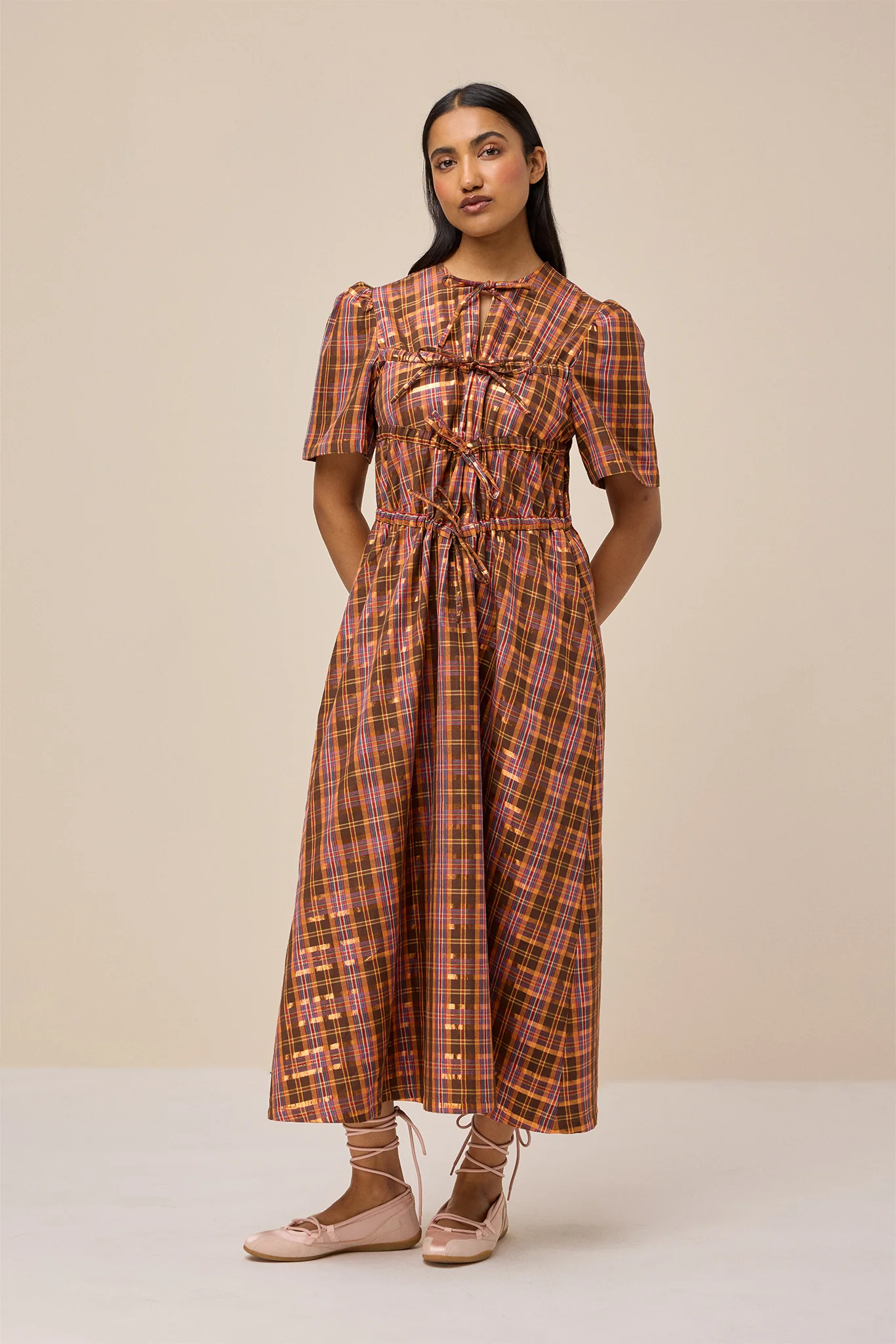 ALICE DRESS - PICKET FENCE PLAID - Hercitys