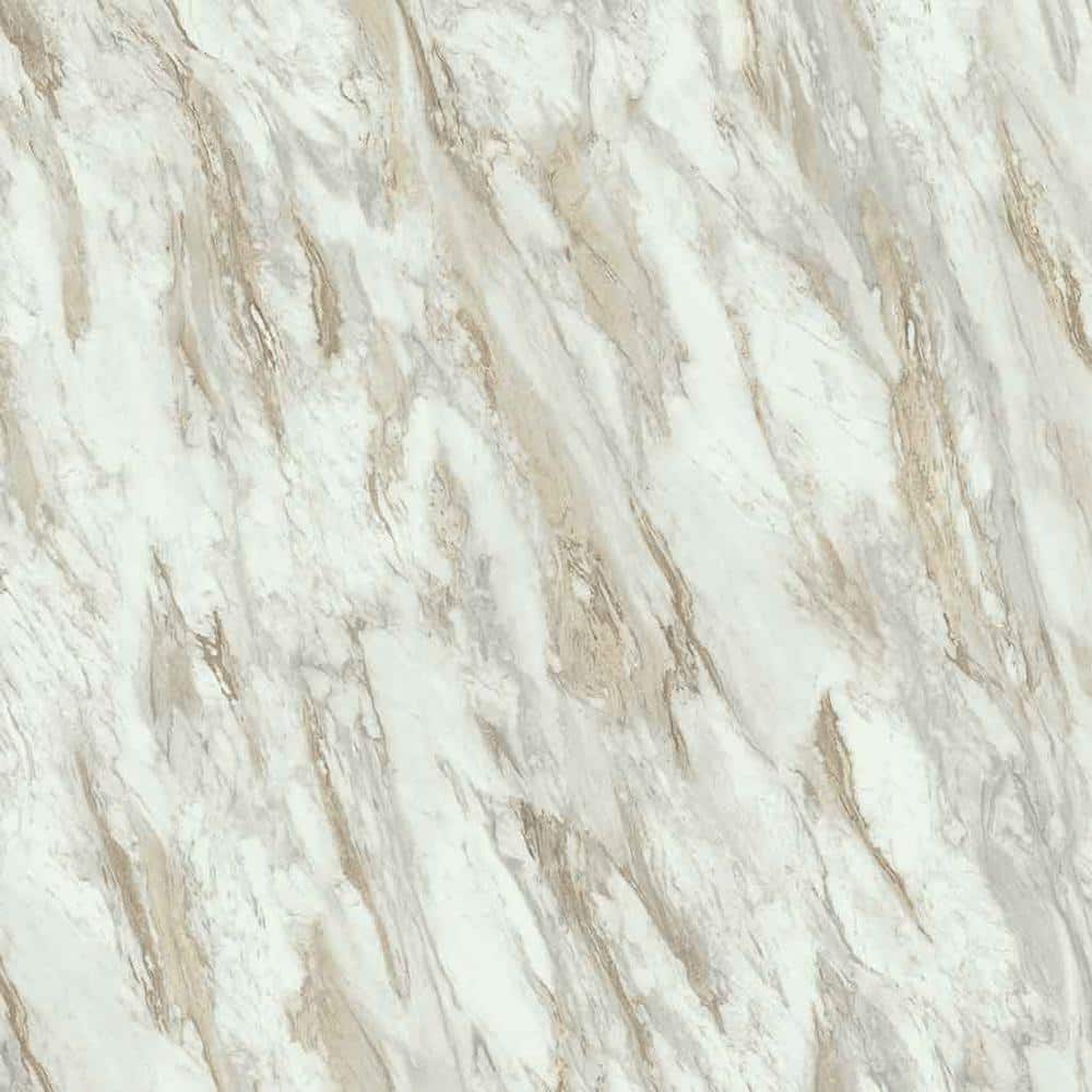 5 ft. x 12 ft. Laminate Sheet in Drama Marble with Premium Textured Gloss Finish - Hercitys