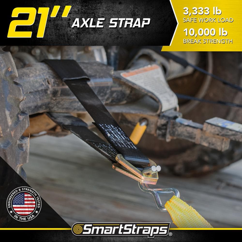 2 in. x 21 in. Axle Strap with 3,333 lb. Safe Work Load - Hercitys
