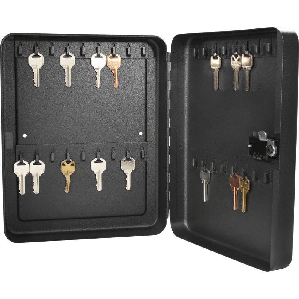 36 Keys Lock Box Safe with Combination Lock - Hercitys