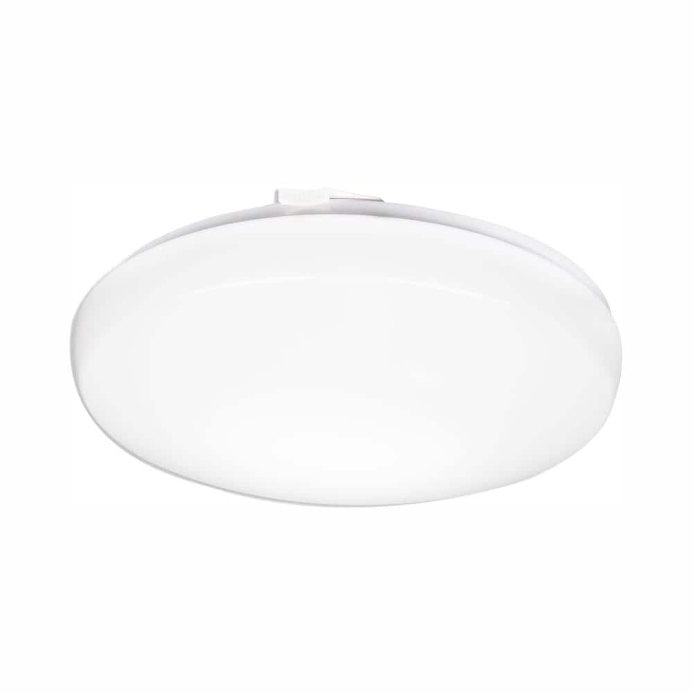 11 in. White LED Round Flush Mount - Hercitys