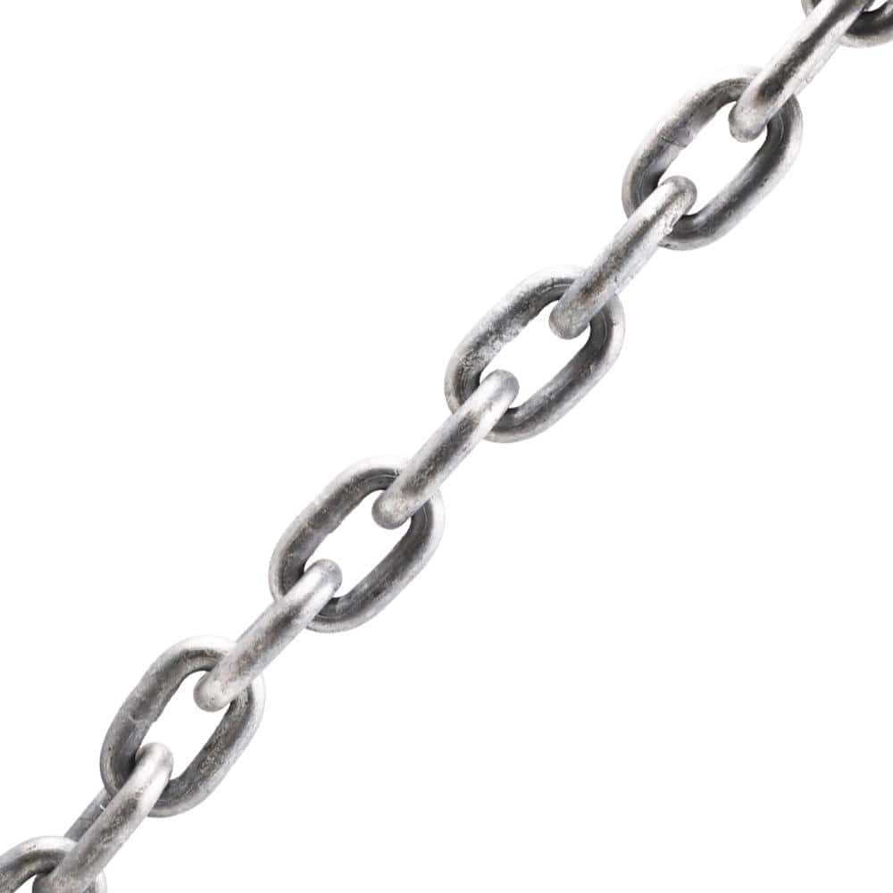 3/8 in. x 30 ft. Grade 30 Galvanized Steel Proof Coil Chain - Hercitys