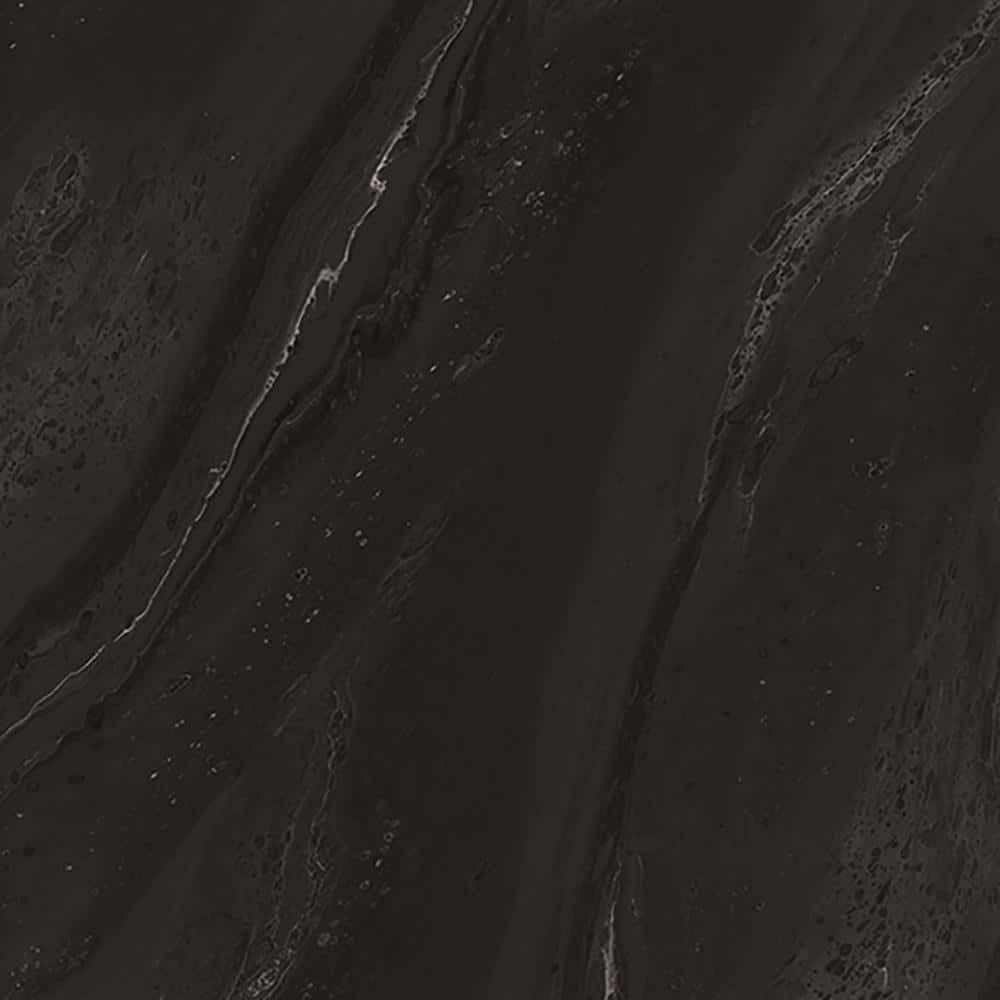 4 ft. x 8 ft. Laminate Sheet in 180fx Black Painted Marble with SatinTouch Finish - Hercitys
