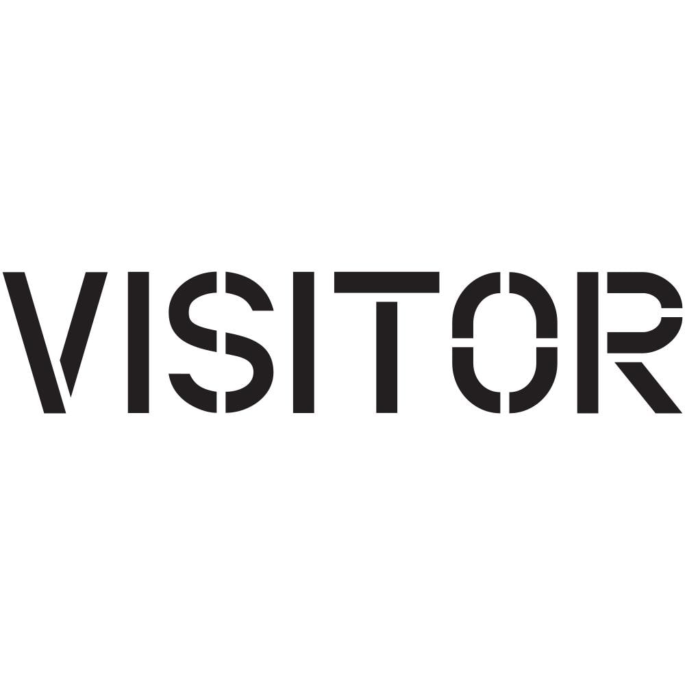 12 in. Visitor Stencil - Hercitys