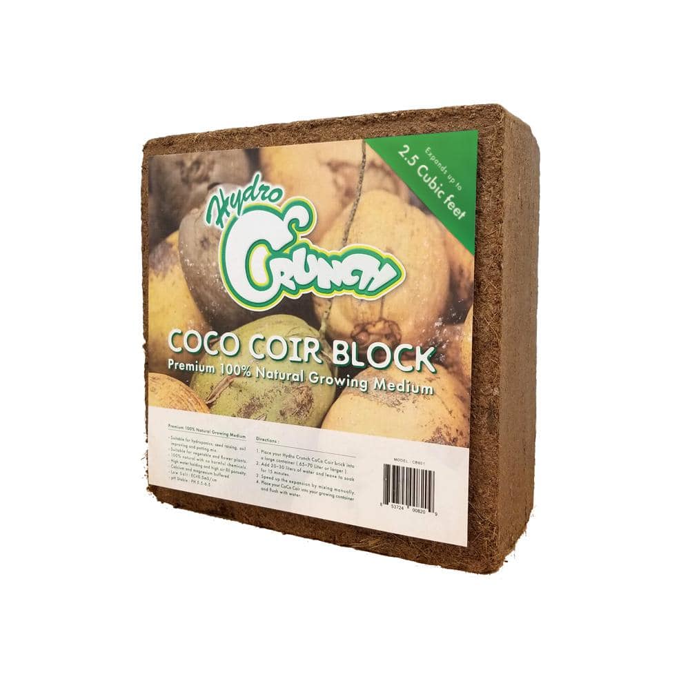 2.5 cu. ft. Coco Coir Block of Soilless Growing Media - Hercitys