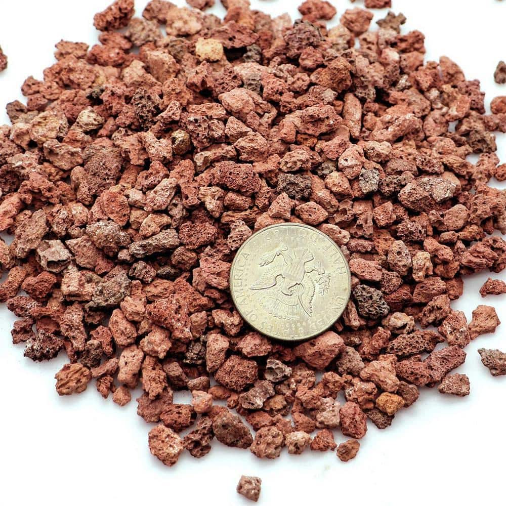 0.1 cu. ft. Red 2.2 lbs. 0.3 in.-0.4 in. Size Extra Small Lava Rock - Hercitys