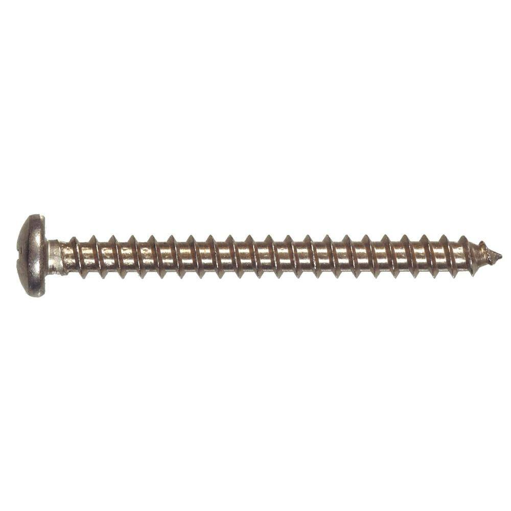#10 2-1/2 in. Phillips Pan-Head Sheet Metal Screws (15-Pack) - Hercitys