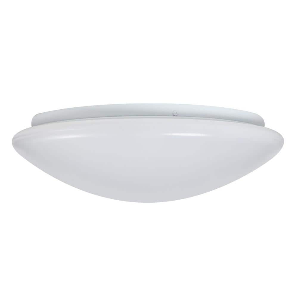 11 in. White Selectable LED Flush Mount 2700/3000/3500/4000/5000K 90263 - Hercitys
