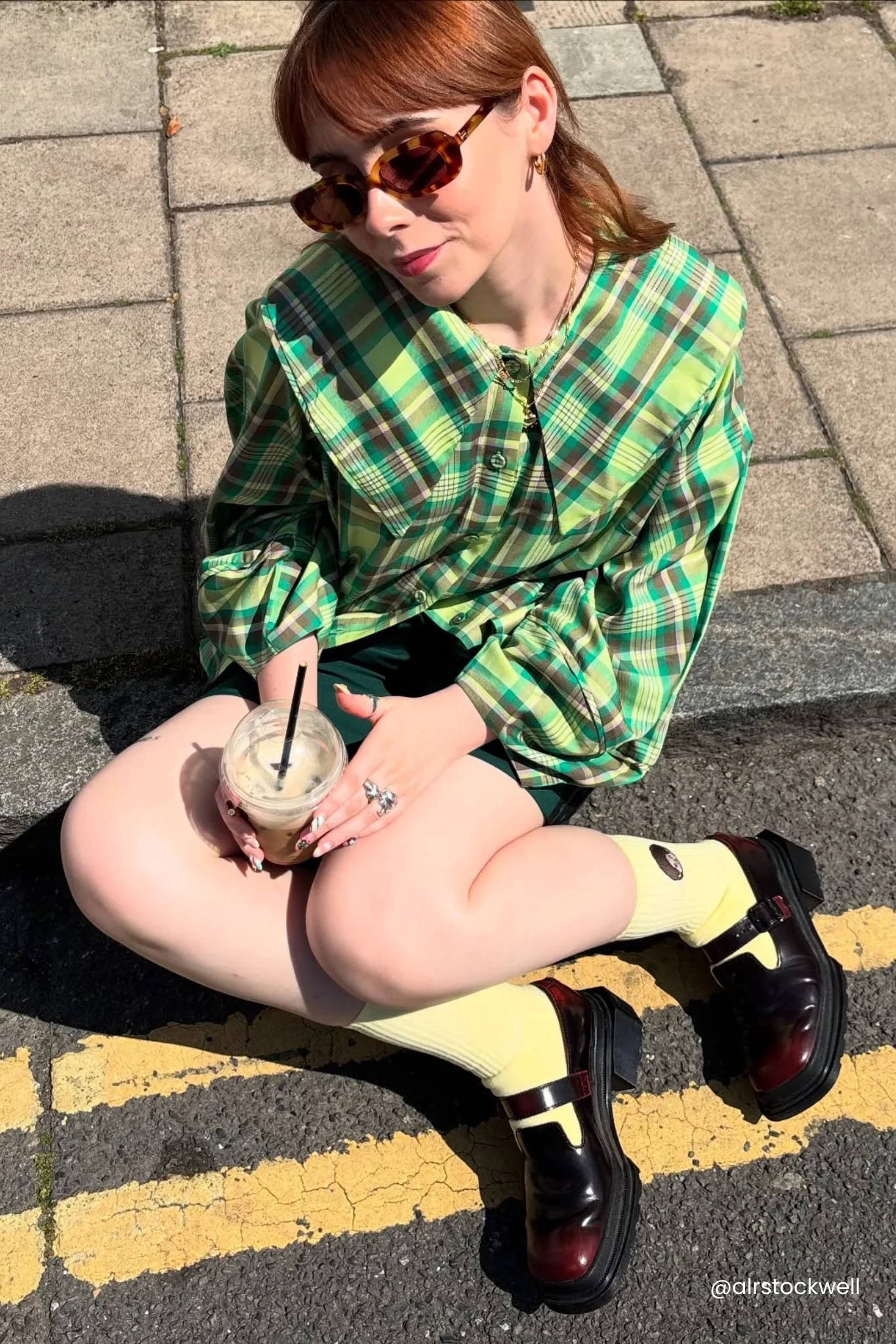 LULLABY BLOUSE - PICNIC PLAID - Hercitys