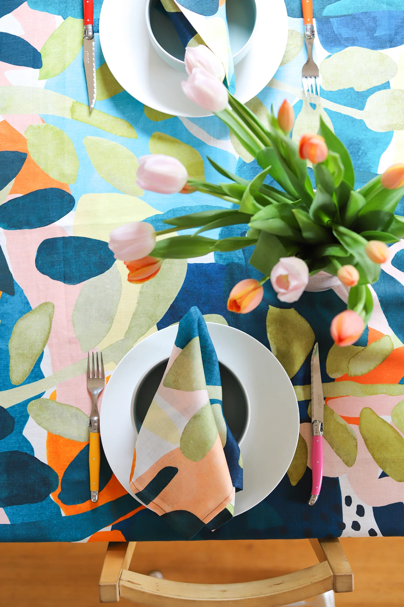 LINEN TABLECLOTH - TROPICA - Hercitys