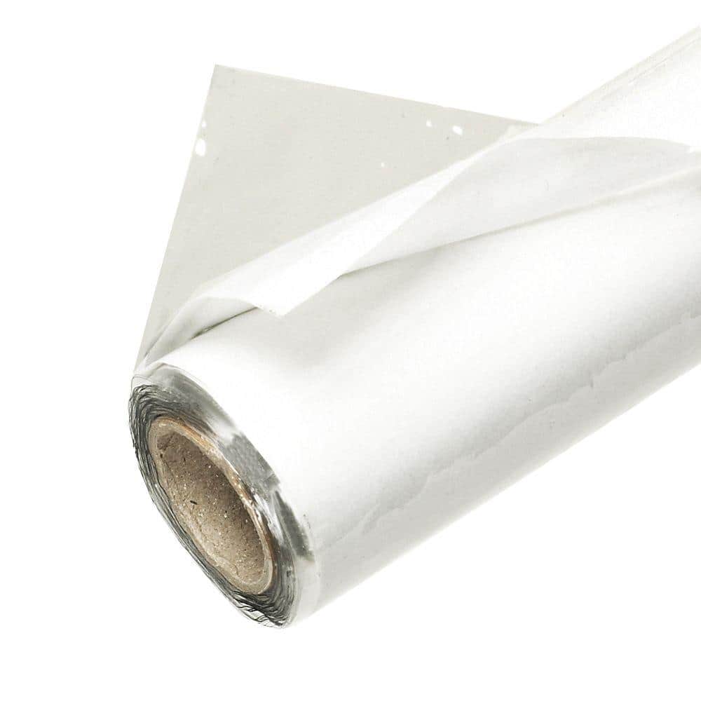 48 in. x 25 ft. Crystal Clear Plastic Vinyl Sheeting - Hercitys