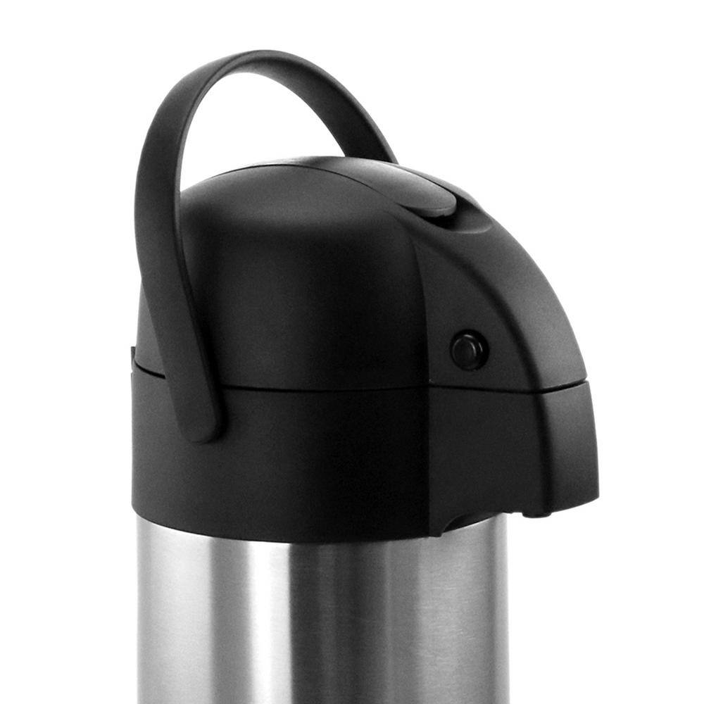 0.75 Gal. Stainless Steel Air Pot Hot Water Dispenser with Double Insulation - Hercitys