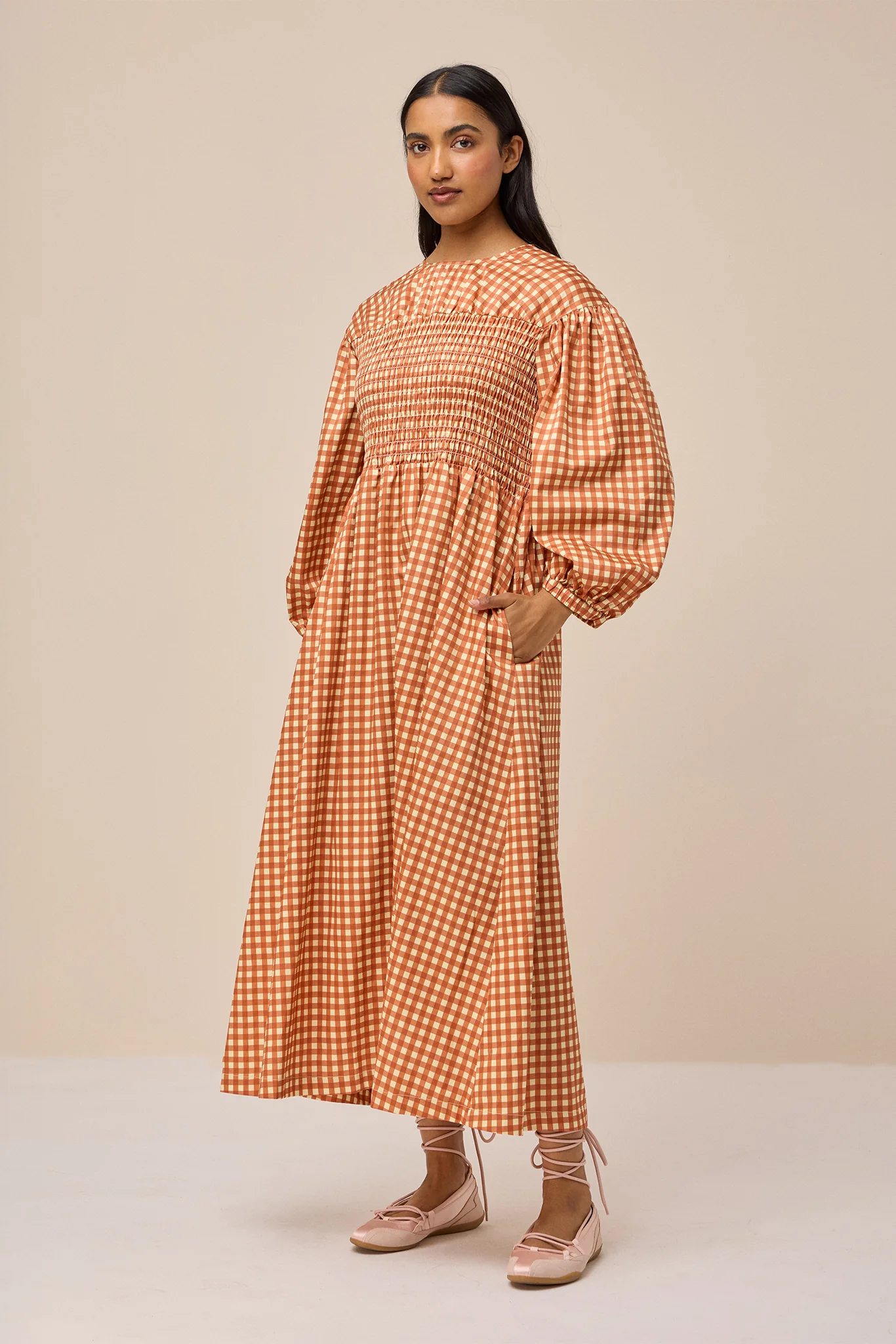 FABLE DRESS - HAYBELL GINGHAM - Hercitys
