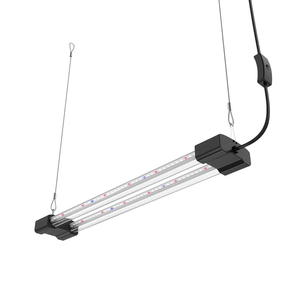 2 ft. LED Grow Light Full Spectrum 5000K Daylight and 660 nm Red 450 nm Blue Linkable Indoor Plant Fixture - Hercitys