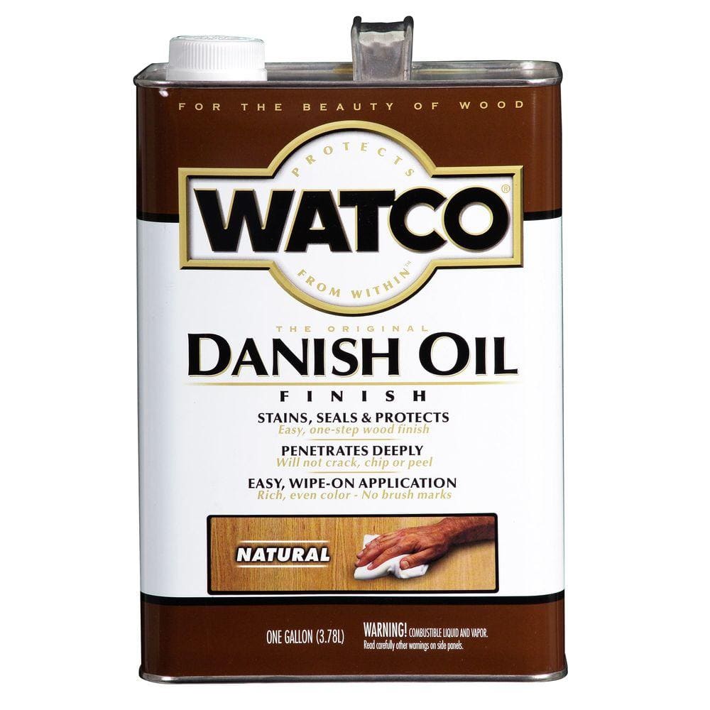 1 Gallon Danish Oil in Natural (2 Pack) - Hercitys