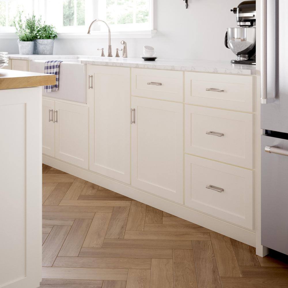 (10-Pack) Round Layered Backplate 3 in. (76 mm) Modern Satin Nickel Cabinet Handle Drawer Bar Pulls - Hercitys