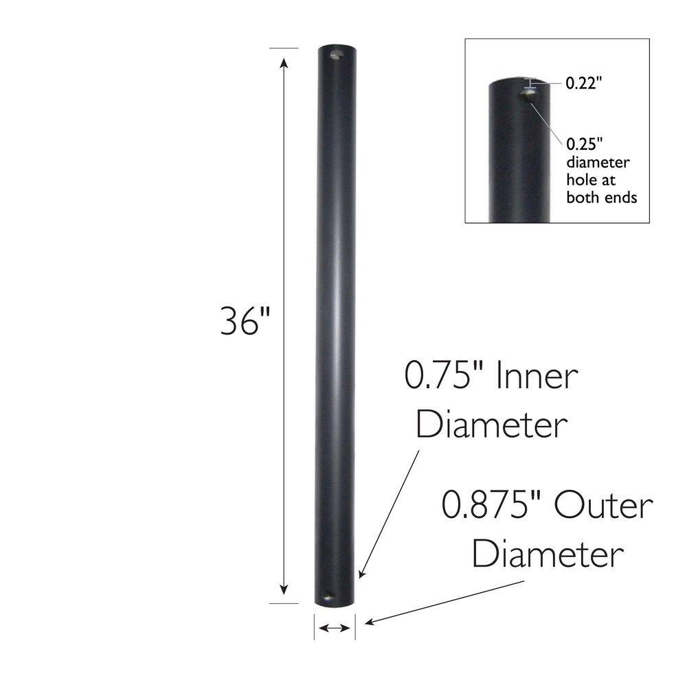 36 in. Bronze Extension Downrod - Hercitys