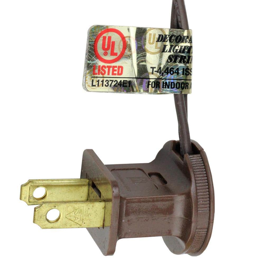 2 ft. x 8 ft. Red Mini Net Style Tree Trunk Wrap Christmas Lights with Brown Wire - Hercitys