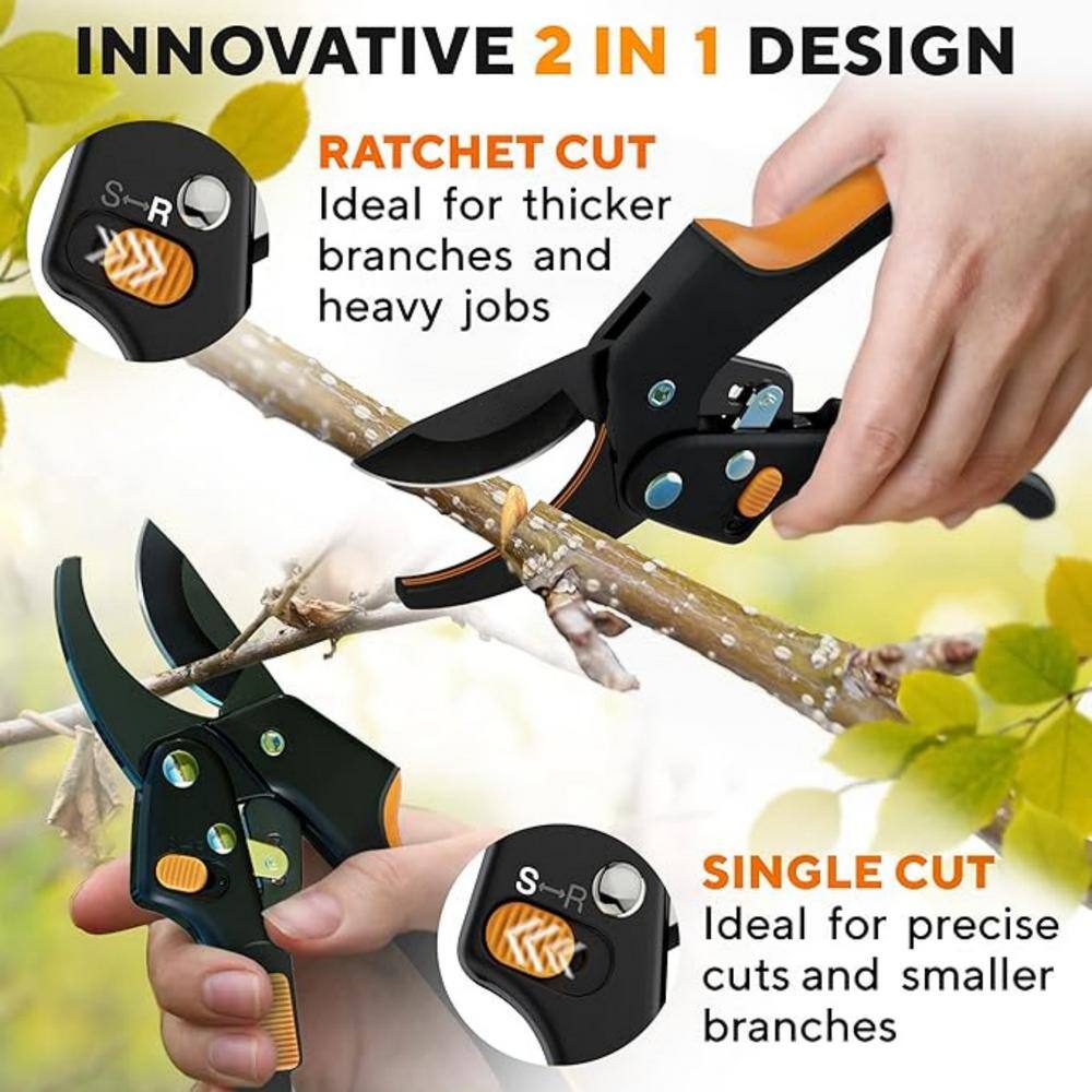 ‎ 8.1 in. L x 2.7 in. W Pruning Shears - Hercitys
