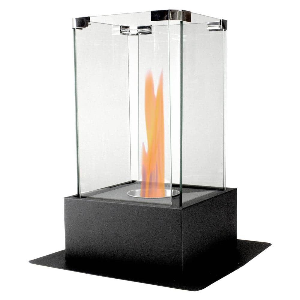 15 in. Bio Ethanol Ventless Portable Tabletop Fireplace with Flame Guard - Hercitys