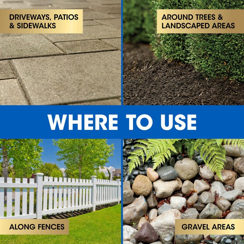 1 gal. Dual Action Weed and Grass Killer Plus 4-Month Preventer - Hercitys