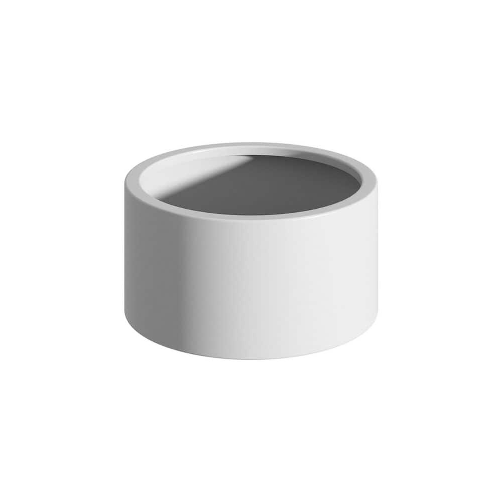 16 in. L x 12 in. H Heavy Duty Corten Steel Round Raised Garden Bed Kit Pre-Rusted Metal Planter Box White - Hercitys