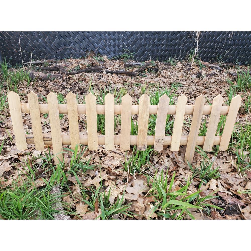 16 in. H, Bamboo Picket Garden Fence - Hercitys