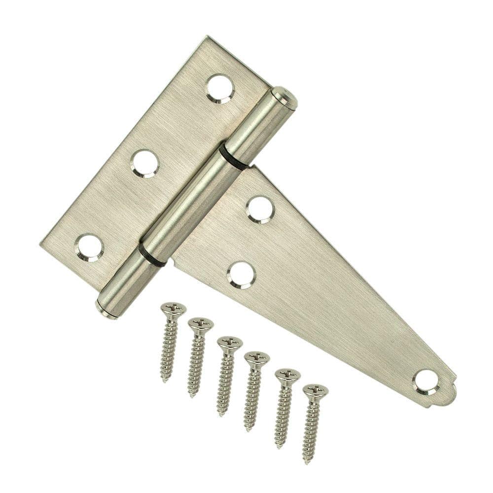 4 in. Stainless Steel Heavy-Duty Gate Tee Hinge - Hercitys