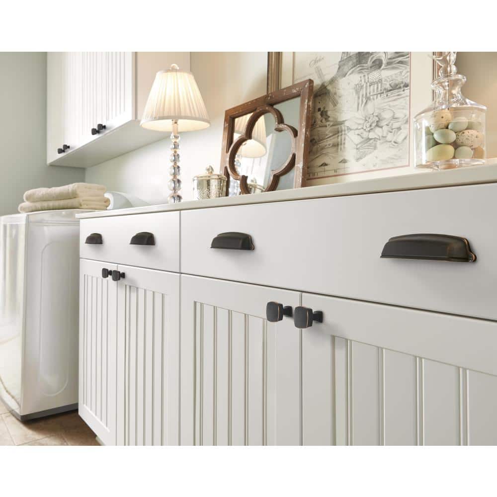 10-Pack Stature 5-1/16 in.  128mm  Classic Oil Rubbed Bronze Cabinet Cup Pulls - Hercitys