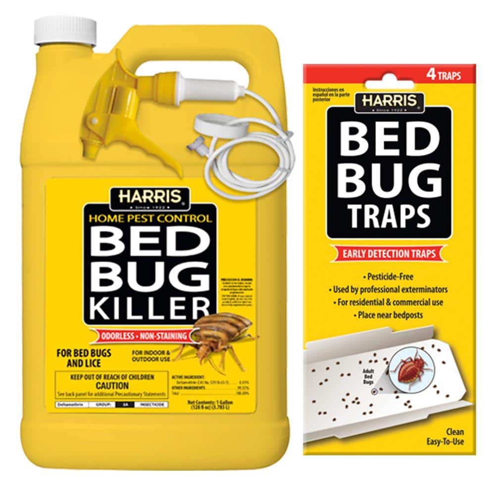 1 Gal. Bed Bug Killer and Bed Bug Trap Value Pack - Hercitys