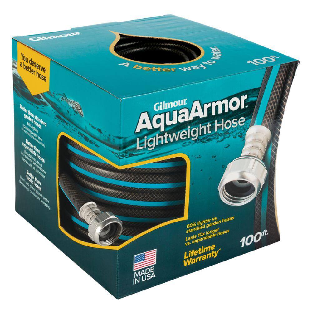 1/2 in. x 100 ft. Black Plastic Aquaarmor Hose - Hercitys