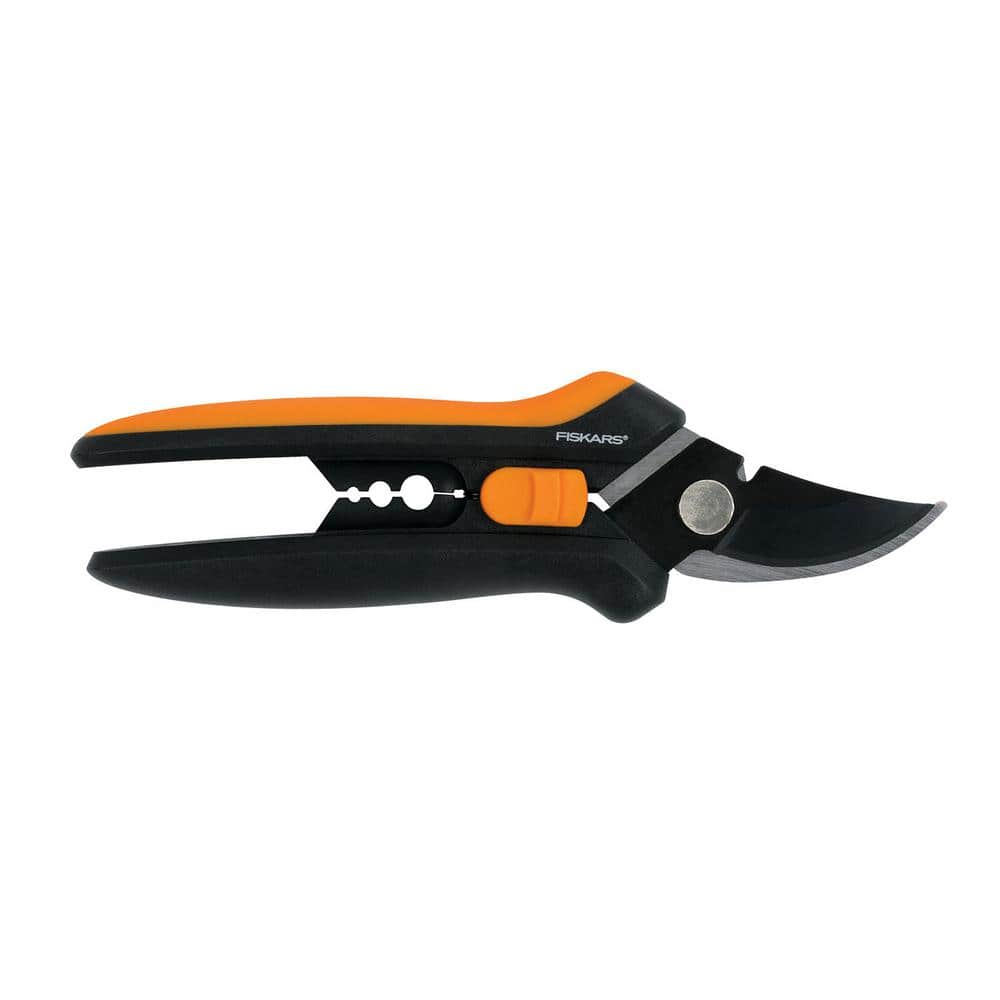1/2 in. Cut Capacity Steel Blade with SoftGrip Handle Bypass Floral Hand Pruning Shears - Hercitys
