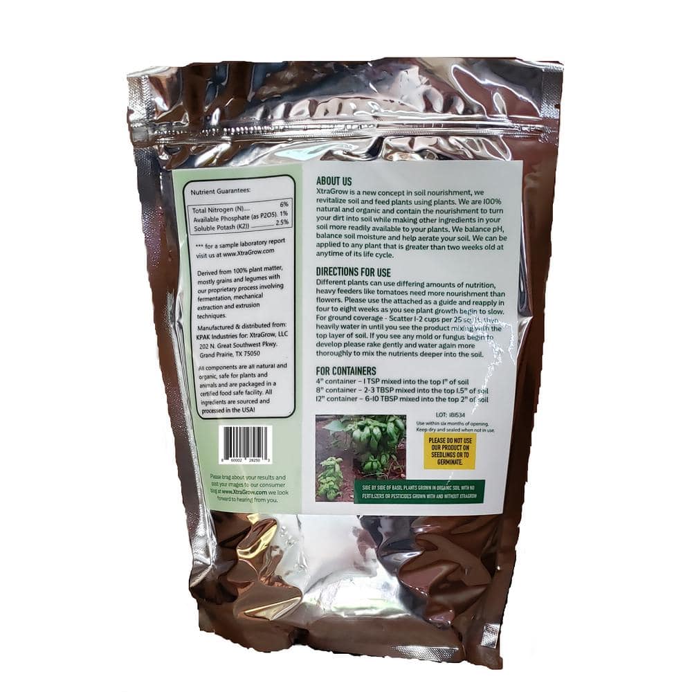 2 lbs. Premium 100% Organic Granular All-Purpose Plant Food and Soil Nourishment/Conditioner and Composter - Hercitys