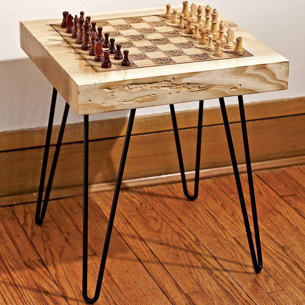 3/8 in. Dia. 28 in. Black Hairpin Legs (4-Pack) - Hercitys