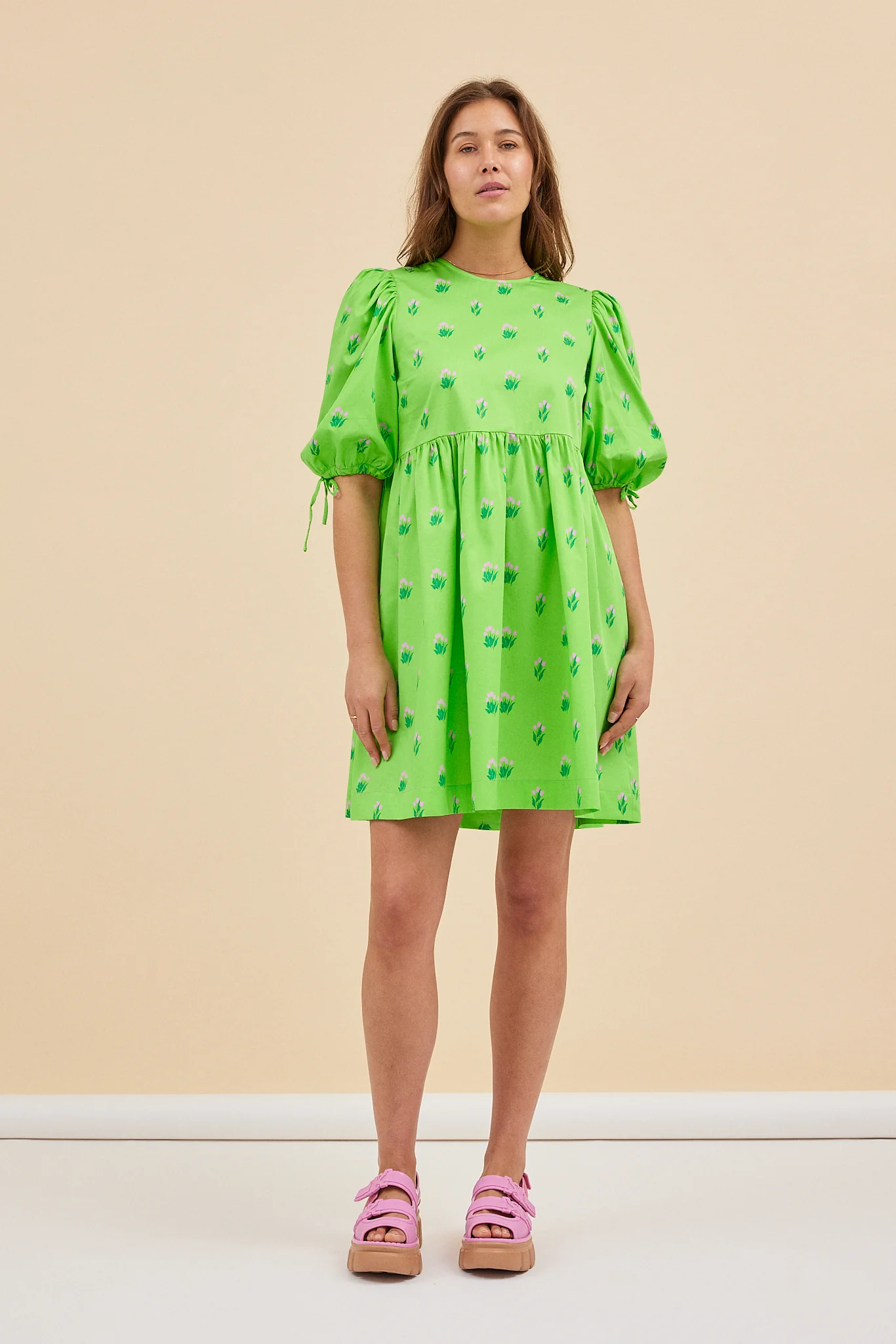 ROSSO DRESS - KERMIT TULIP - Hercitys