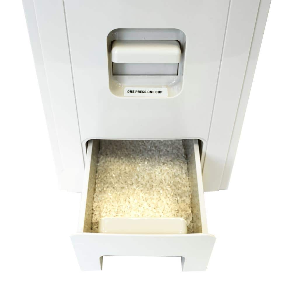 1-Piece 26 lb. Capacity Rice Dispenser - Hercitys