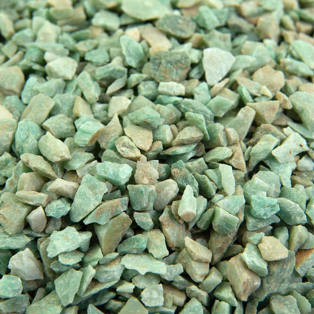 0.25 cu. ft. 3/8 in. Oro Verde Bagged Landscape Rock and Pebble for Gardening, Landscaping, Driveways and Walkways - Hercitys