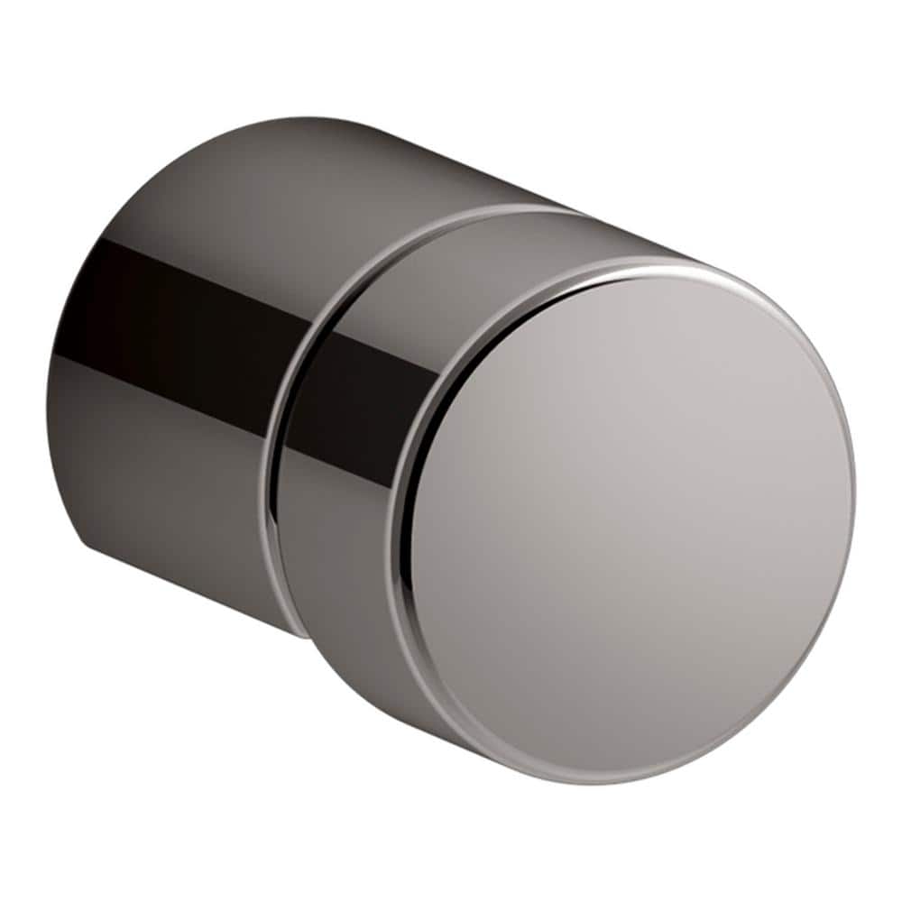 0.75 in. Vibrant Titanium Composed Cabinet Knob - Hercitys