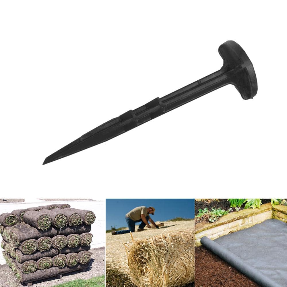 5 in. Heavy-Duty Circle Top Landscape Stakes (100-Pack) - Hercitys