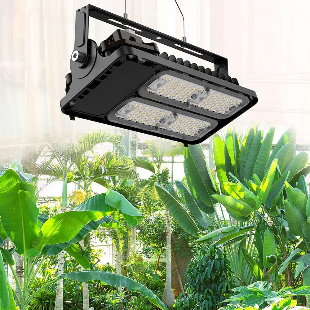 1 ft. 1000-Watt Equivalent Black Indoor Integrated LED Grow Light, Cool White - Hercitys