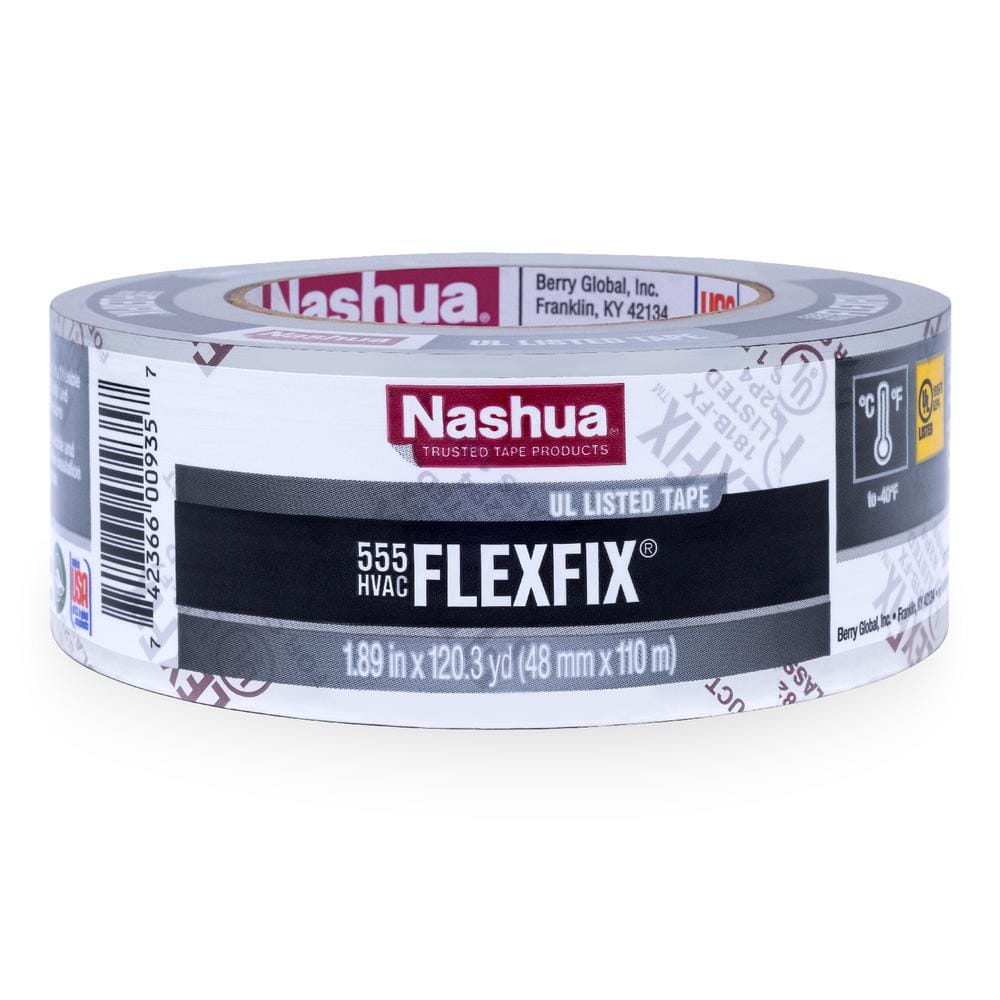 1.89 in. x 120.3 yd. 555 FlexFix UL Listed Duct Tape Sealer - Hercitys