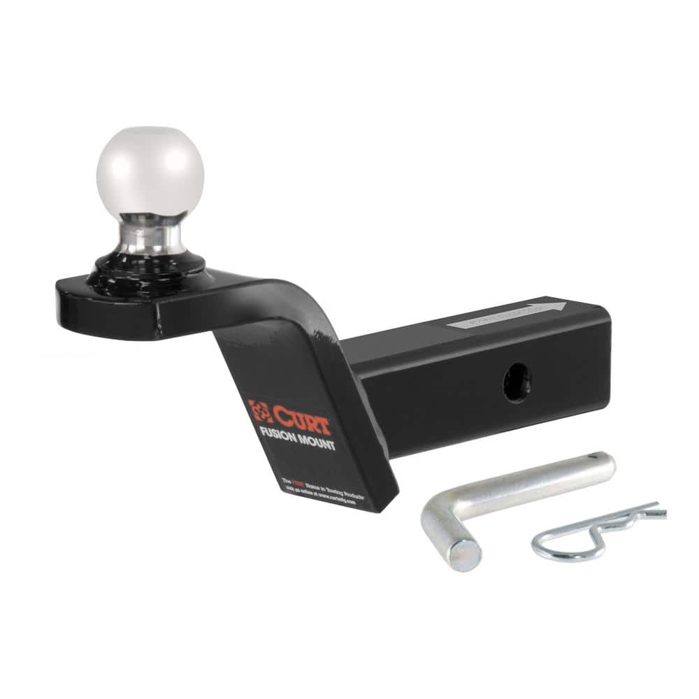 5,000 lbs. 2 in. Rise Fusion Trailer Hitch Ball Mount Draw Bar with 1-7/8 in. Ball (2 in. Shank) - Hercitys