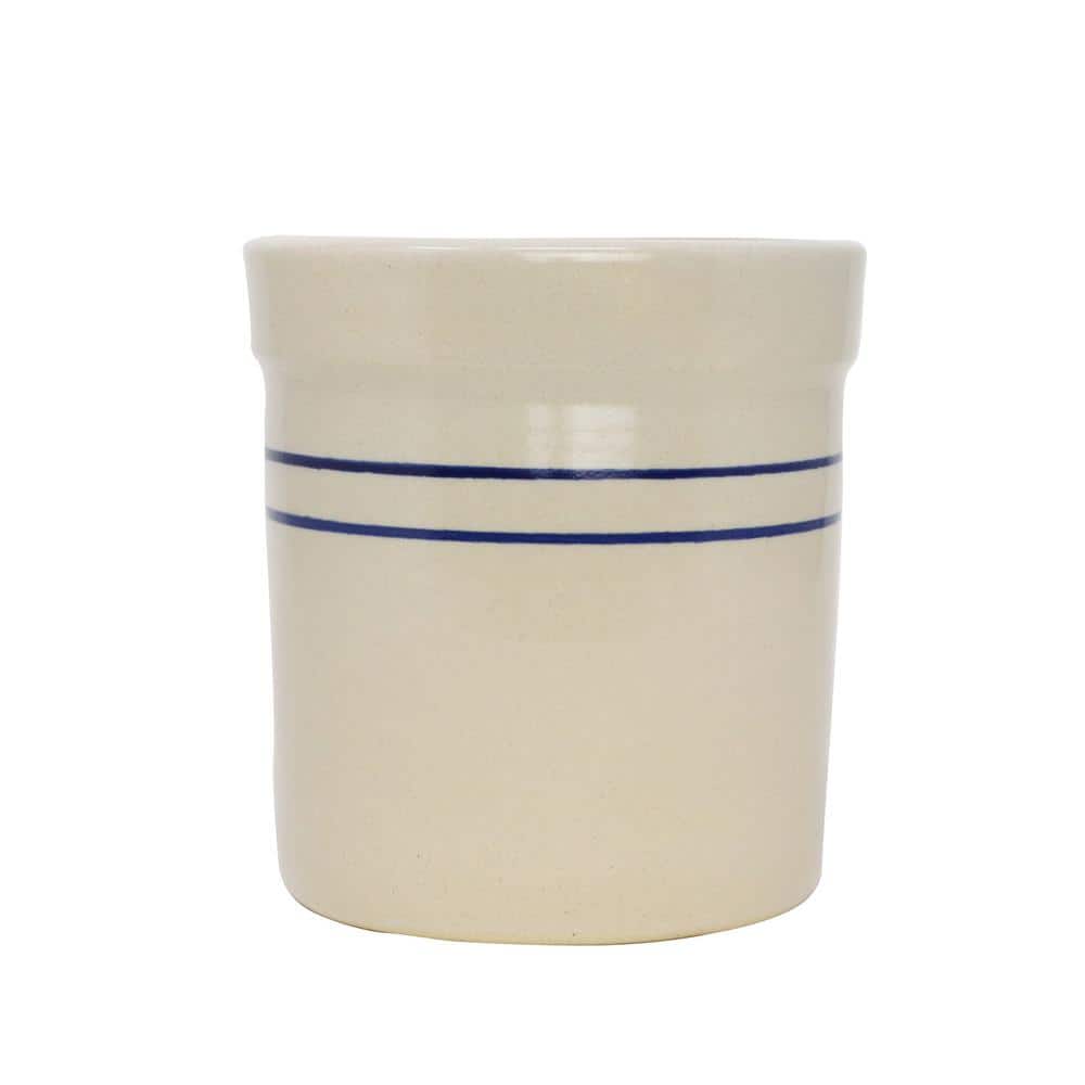 1 gal. Homestead Stoneware Crock with Lid - Hercitys