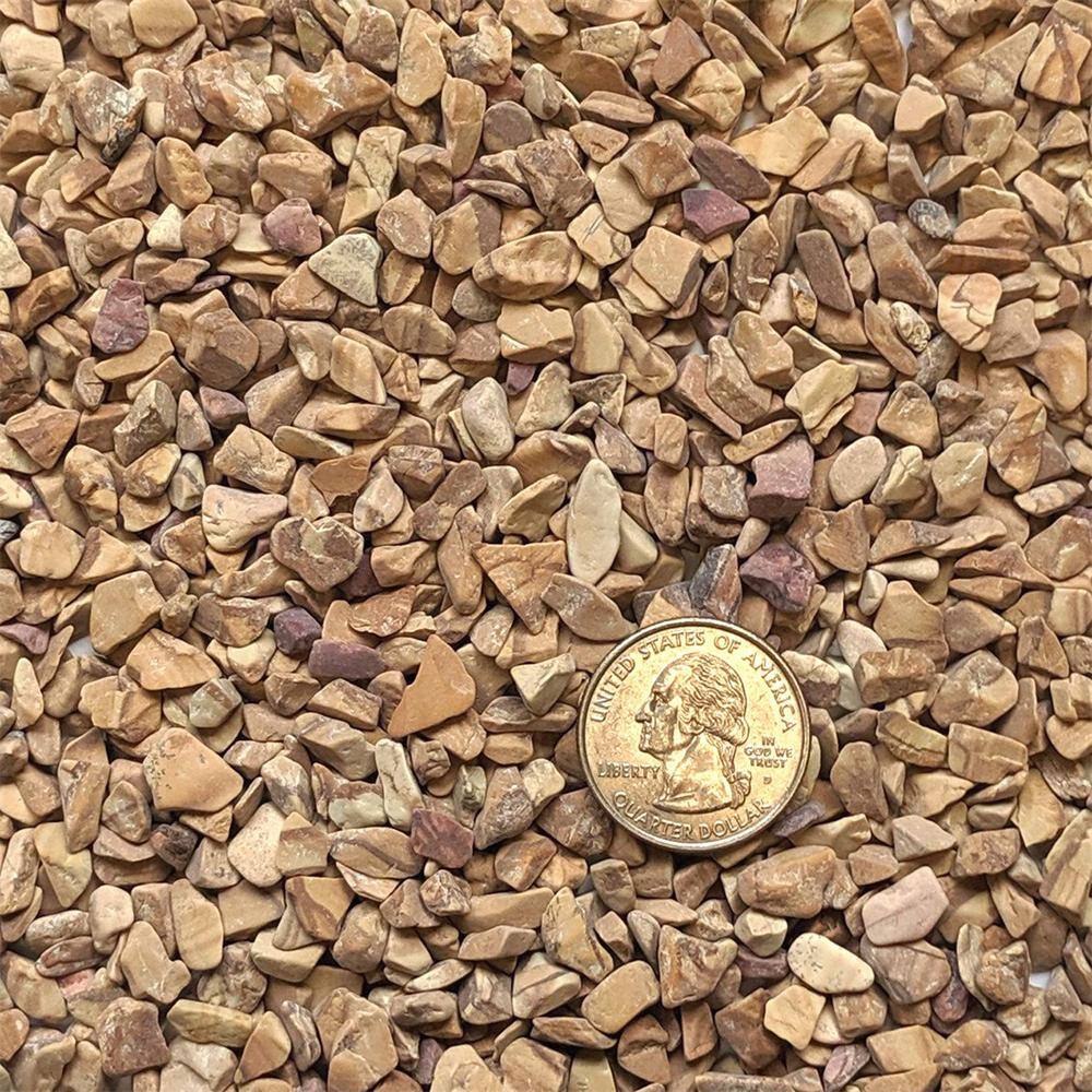 0.1 cu. ft. Wood Small Gravel 2 lbs. 0.5 in.-0.8 in. Size Landscape Rocks - Hercitys