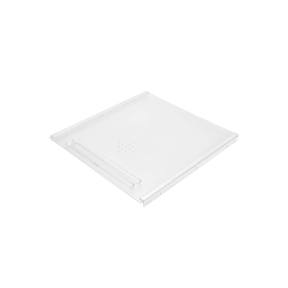 0.375 in. H x 20.125 in. W x 21.75 in. D Large Translucent Bread Drawer Cover Kit - Hercitys