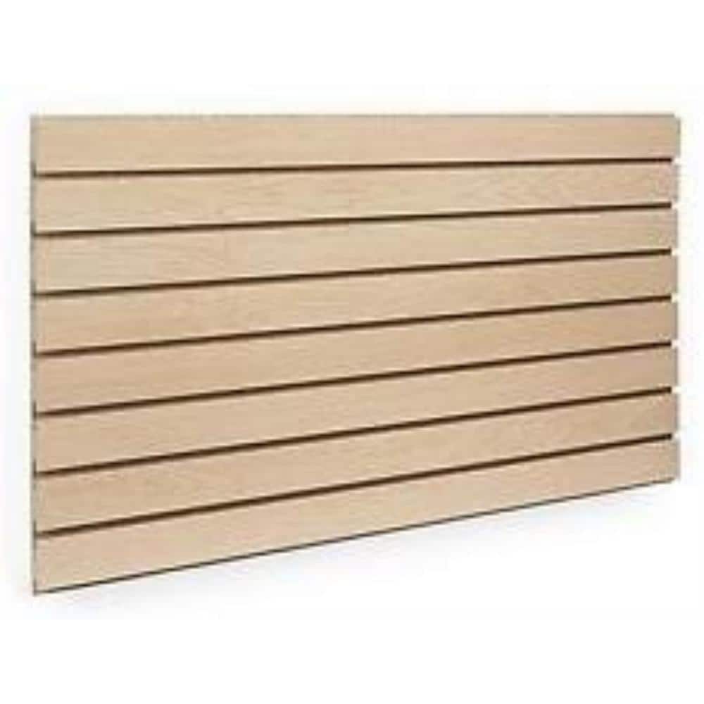 24 in. H x 48 in. L Maple Slatwall Panels (Set of 2 Panels) - Hercitys