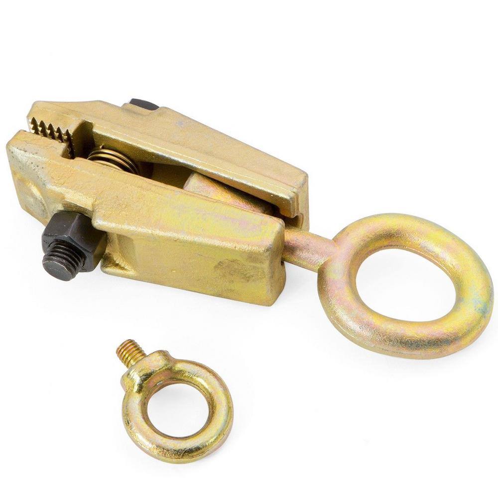 5-Ton 2-Way Back Steel Self-Tightening, Grips and Auto Body Repair Pull Clamp - Hercitys