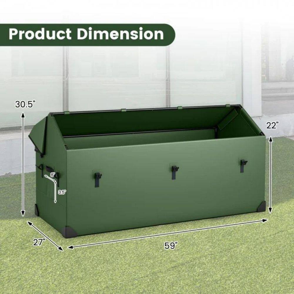 174 gal. Fabric Outdoor Deck Box - Hercitys