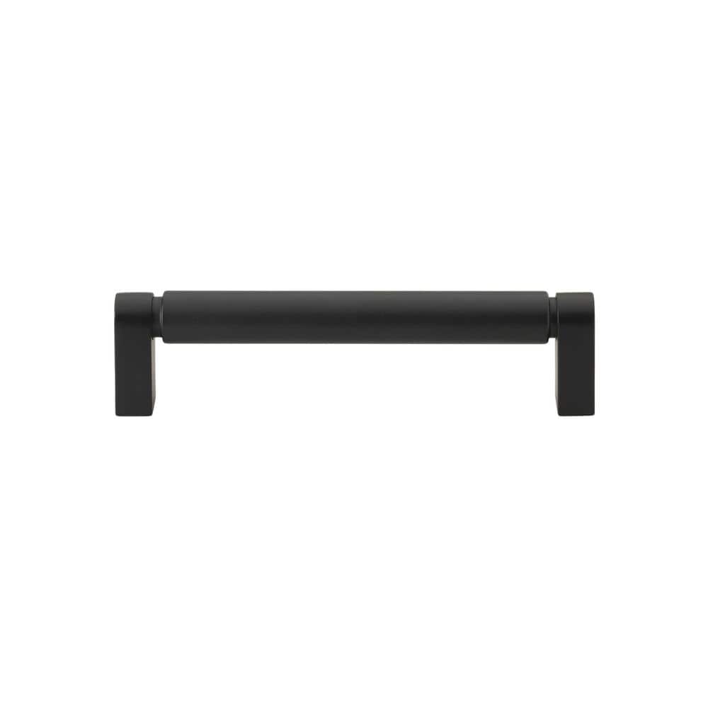 5-1/16 in. Center to Center Matte Black Smooth Bar Pull – 4787-128-MB - Hercitys