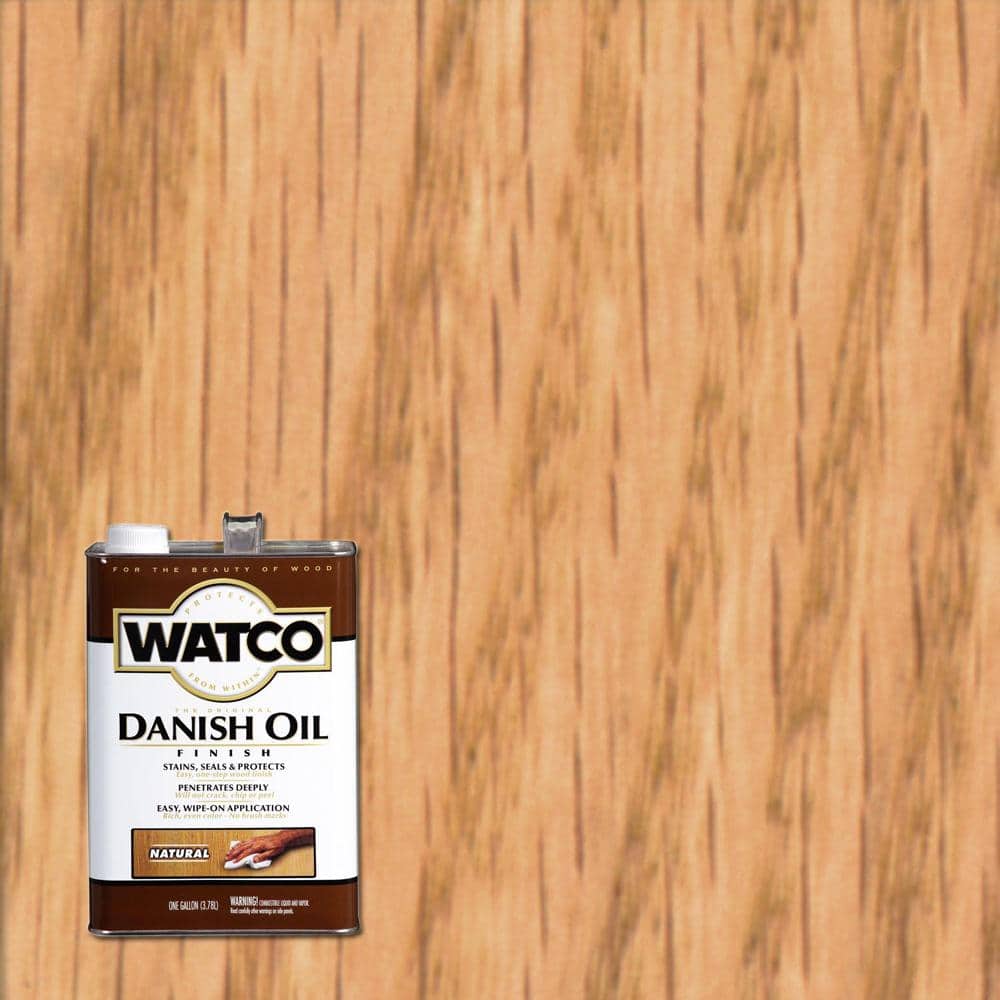 1 Gallon Danish Oil in Natural (2 Pack) - Hercitys